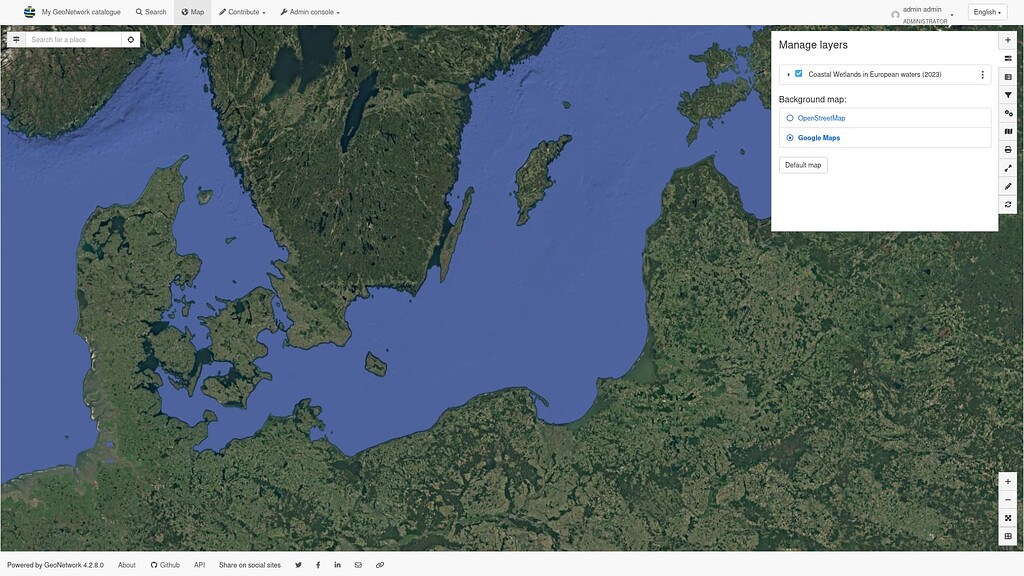 Downloading map context does not include background maps - GeoNetwork ...