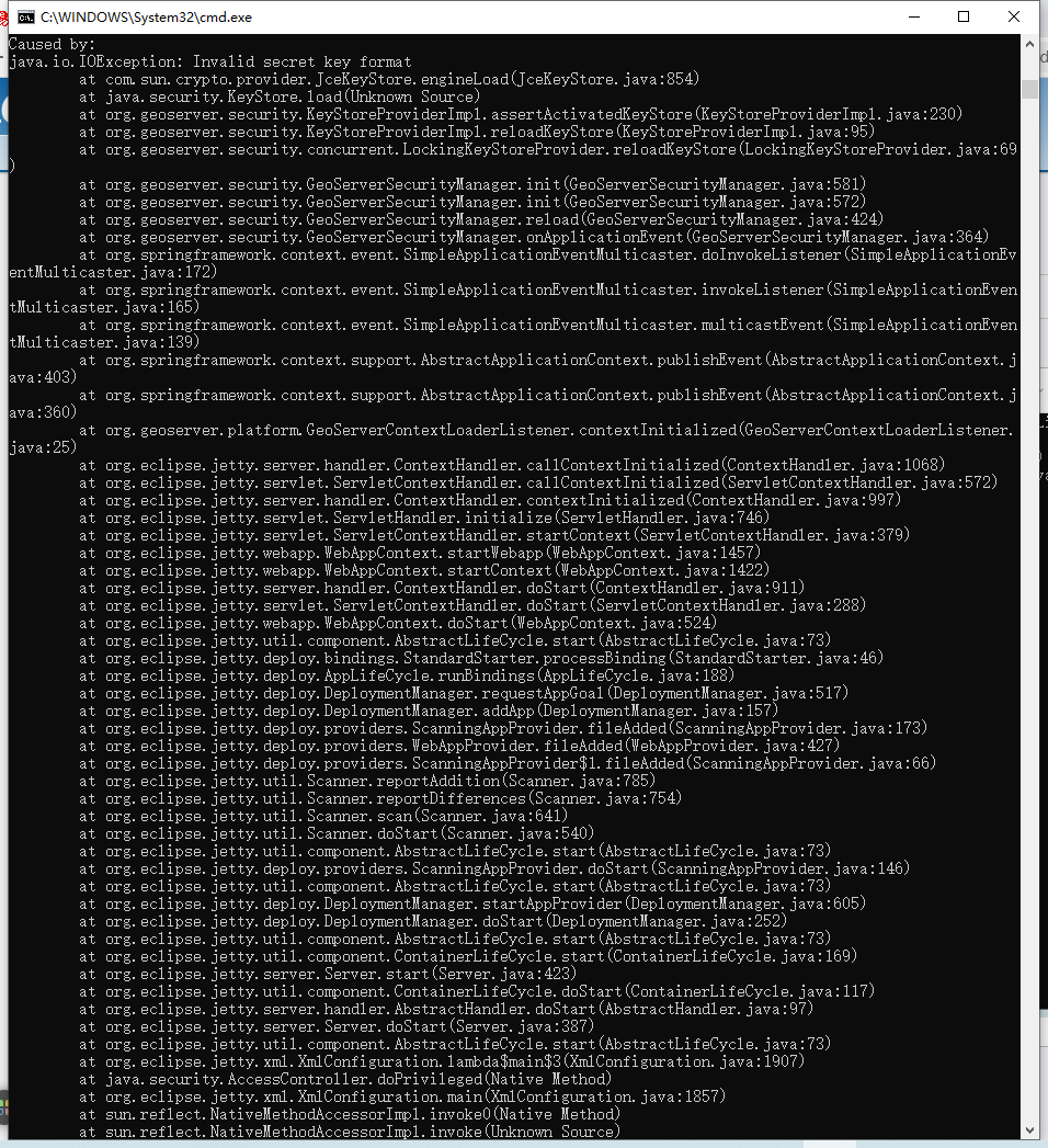 Geoserver-users] geoserver can not be started , can you help me , thank you  very much. - GeoServer User - OSGeo Discourse